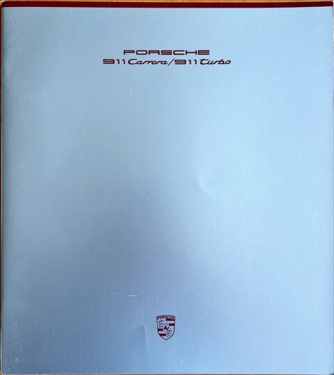 Porsche 911 Carrera : 911 Turbo (G model) nr. WVK 103 320, 1988 07 EN 1988 folder brochure
