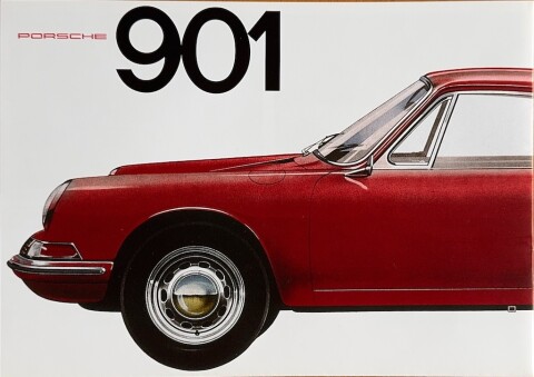Porsche 911 (F model) 901 nr. W 221 e (WSRC140124S220), 1963 08 EN 1993 folder brochure