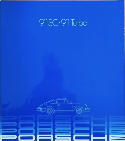 Porsche 911 SC : 911 Turbo (G model) nr. WVK 121 210, 1981 DE 1981 folder brochure
