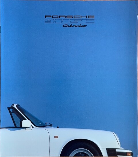 Porsche 911 SC Cabriolet nr. WVK 122 530, 1983 FR 1983 folder brochure