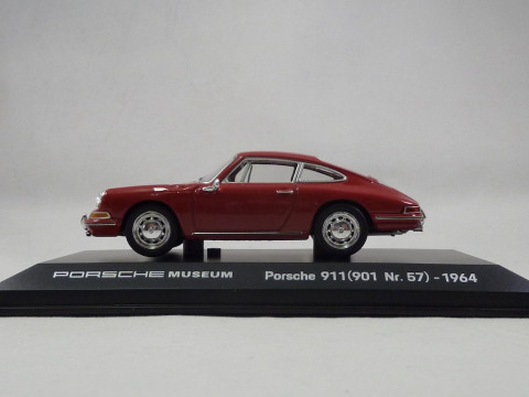 Porsche 911 type 901 n° 57 1964 Signal red Welly MAP01991118