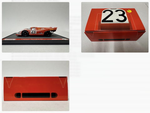 Porsche 917K 24h Le Mans, 1&deg; Herrmann   Attwood #23 Porsche Salzburg Team, 1970, Brumm, S12:32