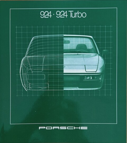 Porsche 924 : 924 Turbo nr. WVK 110 810, 1980 (mj. 1981) DE 1980 folder brochure