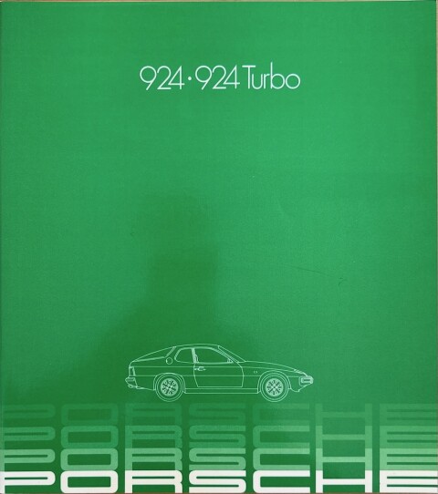 Porsche 924 : 924 Turbo nr. WVK 121 010, 1981 DE 1981 folder brochure #2