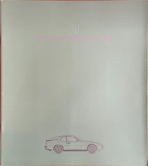 Porsche 924 nr. WVK 103 110, 1983 07 DE 1983 folder brochure
