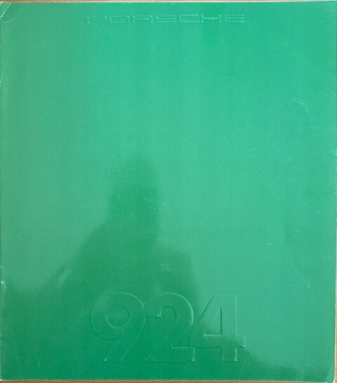 Porsche 924 nr. WVK 103 120, 1982 07 EN 1982 folder brochure