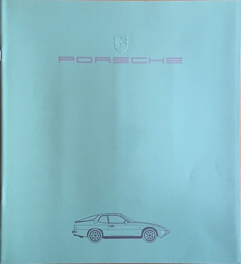 Porsche 924 nr. WVK 103 130, 1983 07 FR 1983 folder brochure
