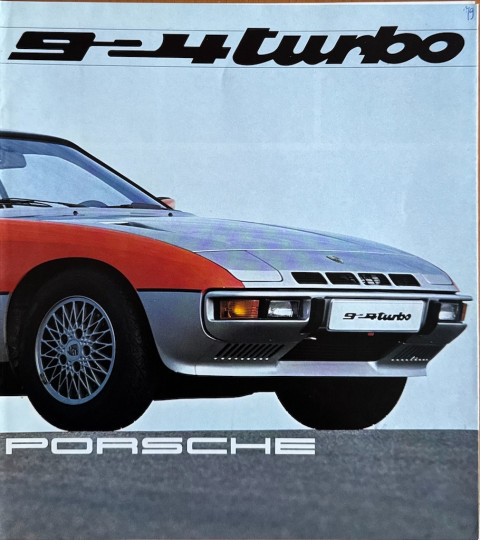 Porsche 924 Turbo nr. 1915.10, ongeveer 1979 DE 1979 folder brochure