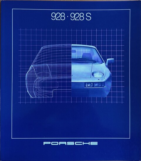 Porsche 928 : 928 S nr. WVK 111 010, 1980 (mj. 1981) DE 1980 folder brochure