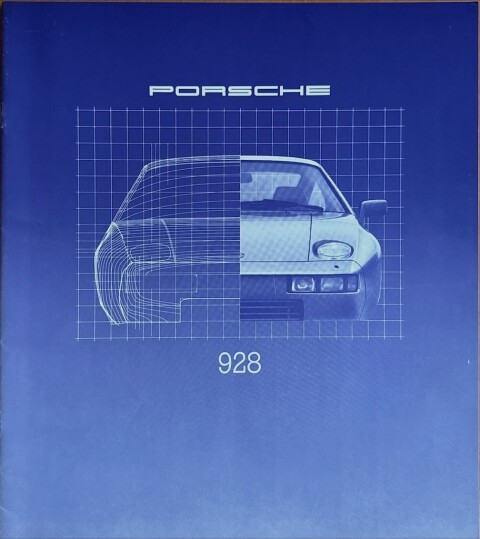Porsche 928 nr. 1022.10, jaren 70 DE jaren 70 folder brochure