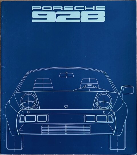 Porsche 928 nr. 1138.20, 1977 EN 1977 folder brochure