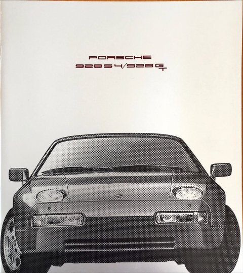Porsche 928 S4 : 928 GT nr. WVK 1027 210, 1990 (mj. 1991) DE 1990 folder brochure (1)