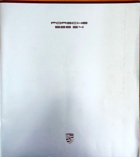 Porsche 928 S4 nr. WVK 103 410, 1988 (mj. 1989) DE 1988 folder brochure