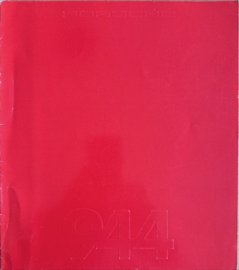 Porsche 944 nr. WVK 103 210, 1982 07 DE 1982 folder brochure