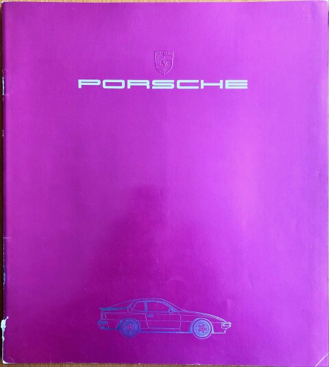 Porsche 944 nr. WVK 103 210, 1983 07 25,0 x 28,0, 40, DU, &euro; 15,= year 1983 folder brochure