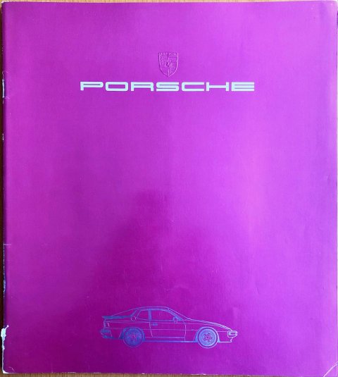 Porsche 944 nr. WVK 103 210, 1983-07 25,0 x 28,0, 40, DU, 1983 folder brochure