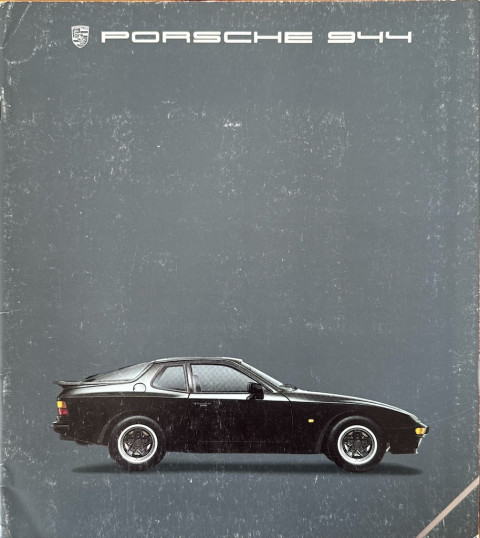 Porsche 944 nr. WVK 103 220, 1984 07 EN 1984 folder brochure