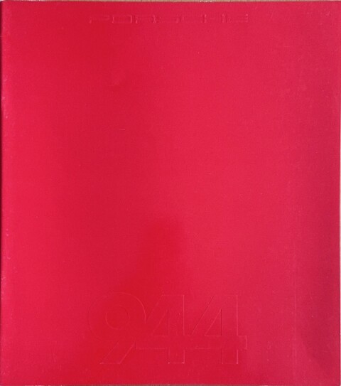 Porsche 944 nr. WVK 103 230, 1982 07 FR 1982 folder brochure