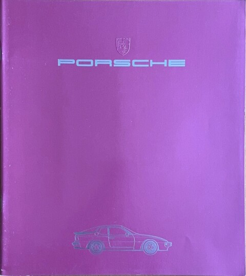 Porsche 944 nr. WVK 103 230, 1983 07 FR 1983 folder brochure