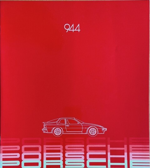 Porsche 944 nr. WVK 121 214, 1982 DE:EN 1982 folder brochure