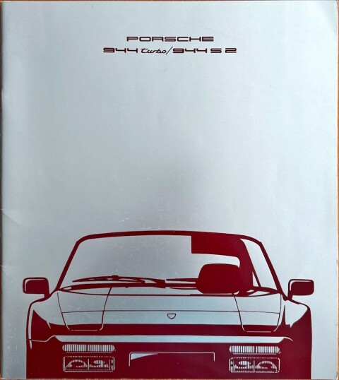 Porsche 944 S2 : 944 Turbo  nr. WVK 103 710, 1989 08 DE 1989 folder brochure