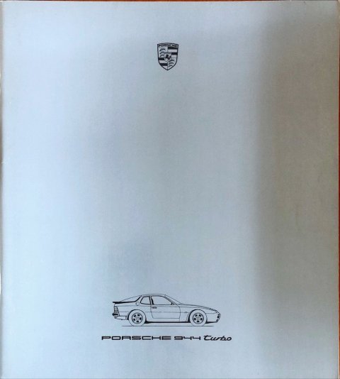 Porsche 944 Turbo  nr. WVK 103 510, 1985-07 DE 1985 folder brochure (1)