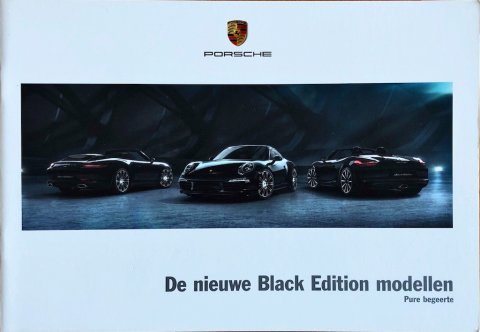 Porsche Boxster en 911 Black Edition nr. WSLS1601000391 NL:WW, 2015-03 NL 2015