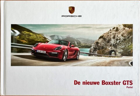 Porsche Boxster GTS nr. WSLB1501000191 NL:WW, 2014 03 NL 2014 folder brochure
