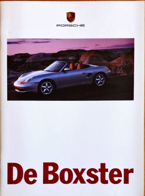 Porsche Boxster nr. WVK 146 191 97, 1996-08 NL 1996 folder brochure