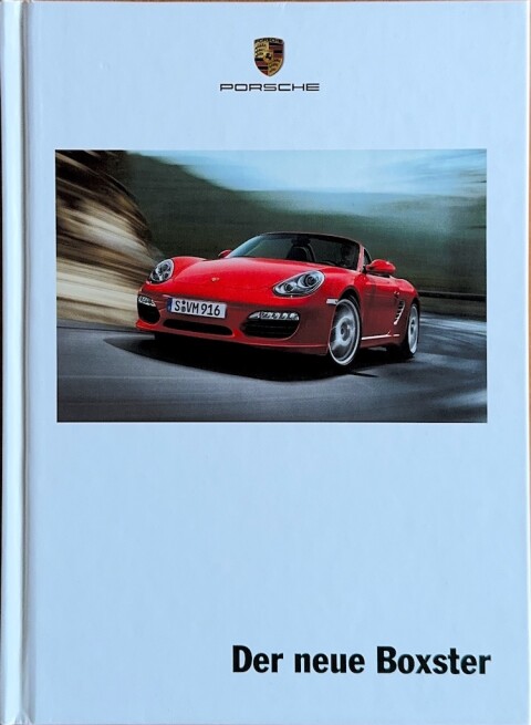 Porsche Boxster nr. WVK 314 710 09, 2008 08 DE 2008 folder brochure