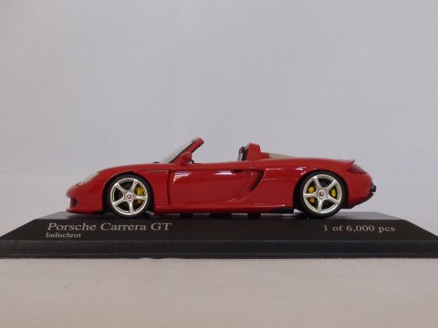 Porsche Carrera GT Open, 2003-2006, rood, Minichamps, 400 062632
