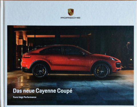 Porsche Cayenne Coupe (E3) nr. WSLE2001000510DE:WW, 2019 08 DE 2019 folder brochure