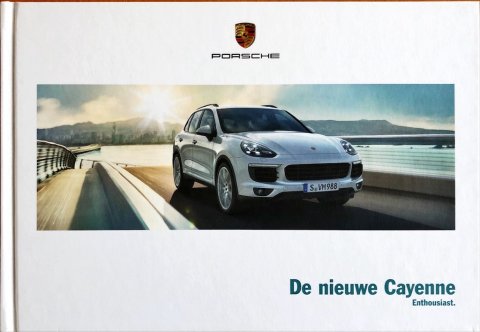 Porsche Cayenne E2.2 WSLE1501000391 NL 2014-08 2014 folder brochure