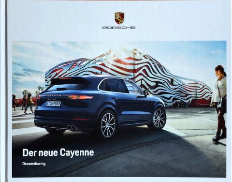 Porsche Cayenne E3 WSLE1801000610 DE 2017-09 2017 folder brochure