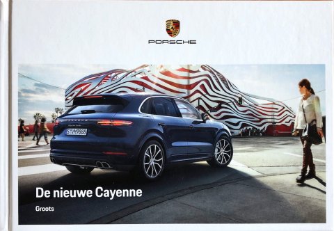 Porsche Cayenne E3 WSLE1801001191 NL 2017-10 2017 FOLDER BROCHURE