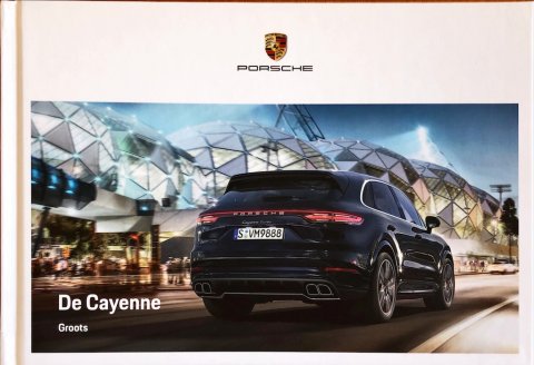 Porsche Cayenne E3 WSLE2001000391 NL 2019-08 2019 folder brochure