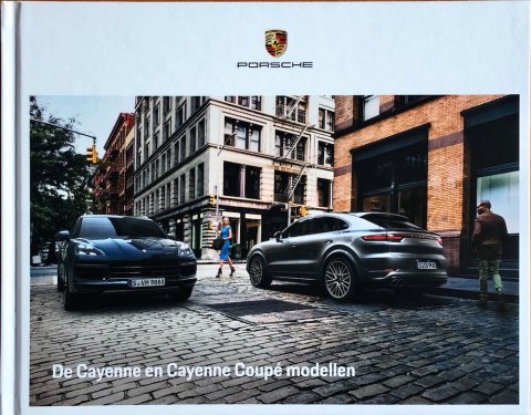 Porsche Cayenne en Cayenne Coupe (E3) nr. WSLE2101000191 NL:WW, 2020-11 NL 2020 folder brochure