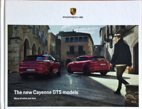 Porsche Cayenne GTS nr. WSLE2101001620 EN:WW, 2020 06 EN 2020 folder brochure