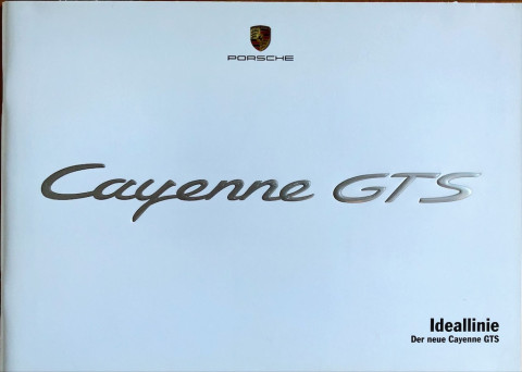 Porsche Cayenne GTS nr. WVK 417 010 08 D:D, 2007 08 DE 2007 folder brochure