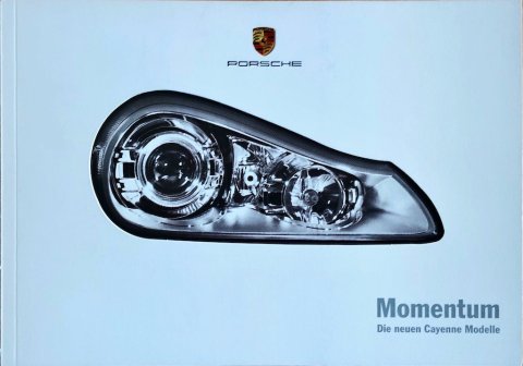 Porsche Cayenne Momentum nr. WVK 415 010 06 DE 2006-10 2006 folder brochure