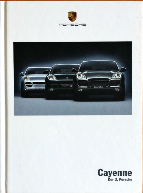 Porsche Cayenne nr. WVK 408 310 05, 2004 06 DE 2004 folder brochure