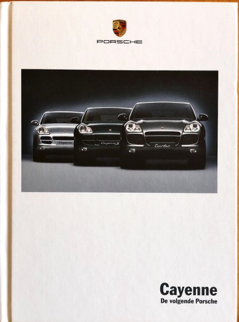 Porsche Cayenne nr. WVK 408 391 05, 2004-06 NL 2004 folder brochure