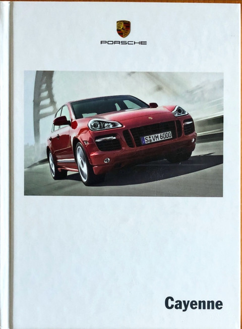 Porsche Cayenne nr. WVK 416 810 08 , 2007 09 DE 2007 folder brochure