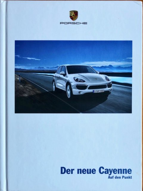 Porsche Cayenne WSLE1101000110 DE 2010-03 2010 folder brochure