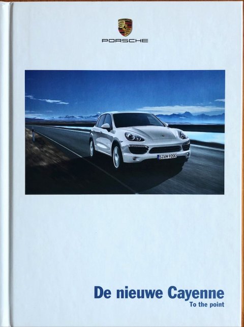 Porsche Cayenne WSLE1101000191 NL 2010-03 2010 folder brochure
