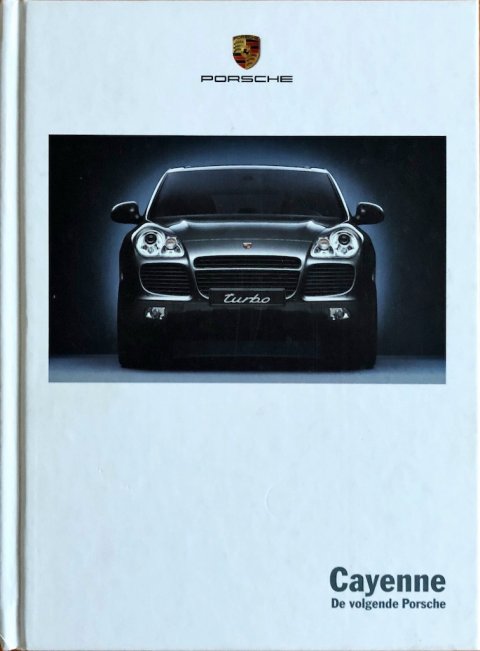 PORSCHE CAYENNE WVK 403 091 03, 2002-06 NL 2002 FOLDER BROCHURE