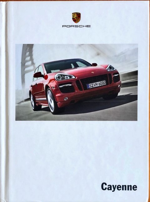 Porsche Cayenne WVK 416 891 08 , 2007-09 NL 2007 folder brochure