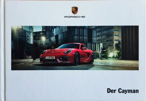 Porsche Cayman, Cayman S, Cayman GTS WSLI1501000210 DE 2014-03 2014 folder brochure