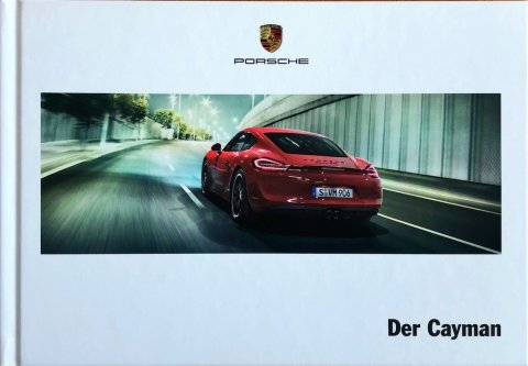Porsche Cayman, Cayman S, Cayman GTS WSLI1601000110 DE 2015-03 2015 folder brochure