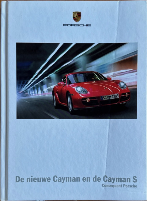Porsche Cayman en Cayman S nr. WVK 306 891 07, 2006 05 NL 2006 folder brochure